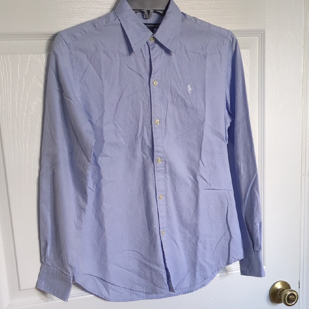 Ralph Lauren Light Blue Button Down Shirt!